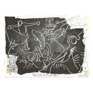 Gian Paolo Berto, Homage To Picasso, Mixed Media, 1975 For Sale