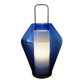 Barovier & Toso - Blue Lanterna Lamp by Barovier & Toso For Sale