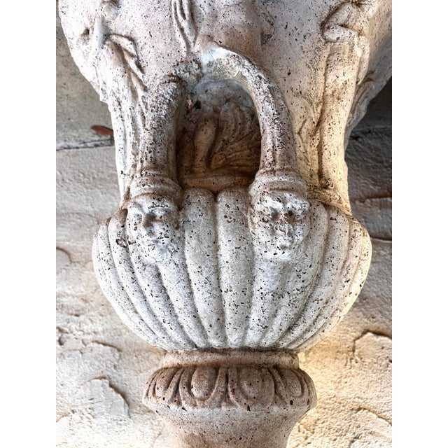 in the style of gardens in Versailles this stone urn imported from Paris some 20 years ago will enhance the look of any...