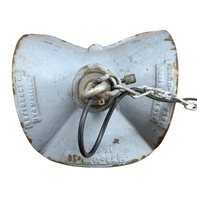 Vintage Industrial Mirrored Pendant Light by Esla, 1920s For Sale - Image 11 of 17