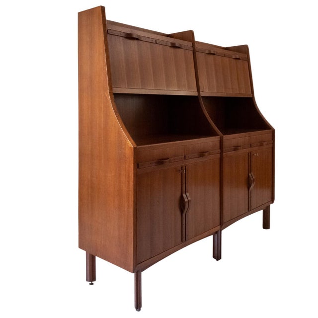 Highboard in the style of Gianfranco Frattini, Italy, 1950s For Sale - Image 4 of 18