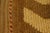 1950s 1950s Vintage Mid-Century Tulu Rug Beige Brown Chevron Striped Pattern For Sale - Image 5 of 7