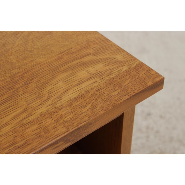 Stickley Mission Oak 2 Drawer Media Console For Sale - Image 9 of 17