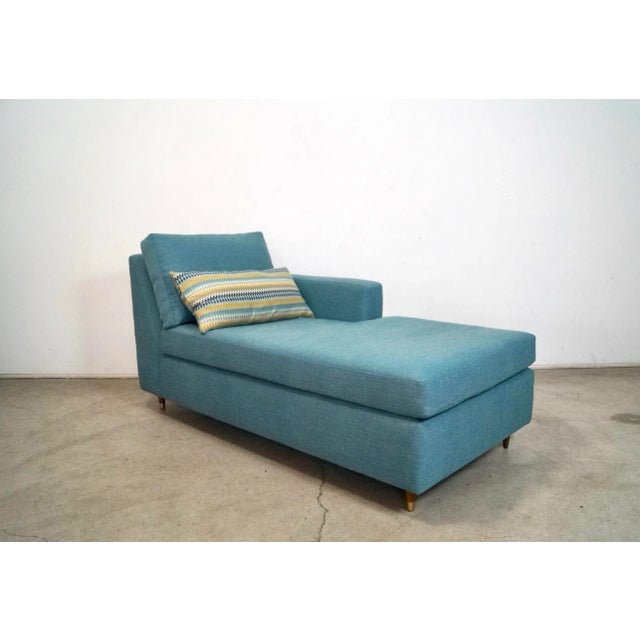 1970s 1970’s Mid-Century Modern Chaise Lounge Daybed For Sale - Image 5 of 12