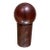 1960s Modern Nesting Salt & Pepper Shaker Rosewood Ball + Cylinder Mid-Century For Sale