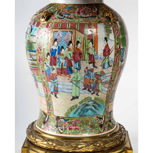 Porcelain Lamp from Satsuma For Sale - Image 4 of 15