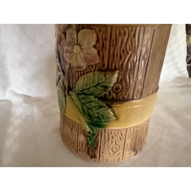19th Century Majolica Pitcher For Sale - Image 9 of 12