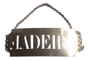Late 18th Century 1791 Sterling Madeira Bottle Tag by Thomas Howell