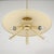 Brass Dome 5-Light Pendant, Italy, 1950s For Sale - Image 6 of 15