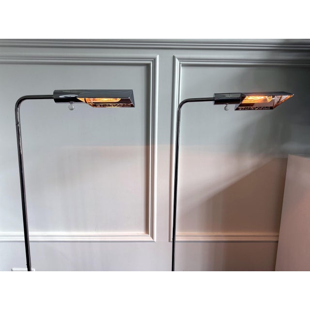 Pair Of Adjustable "IUWV" Floor Lamps by Cedric Hartman For Sale - Image 12 of 15