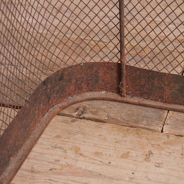 Gold Victorian Antique Fire Guard Fender For Sale - Image 8 of 9