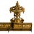 Metal Antique French Louis XVI Gilt Bronze Bar De Cheminée Fireplace Fender, Circa 1880 For Sale - Image 7 of 12
