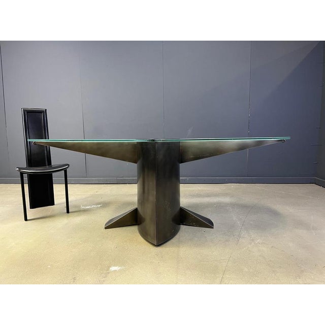 Postmodern Dining Table from Belgochrom, 1980s For Sale - Image 4 of 13