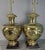 Hollywood Regency Vintage Marbro Polished Brass "Hydria" Table Lamps Dual Light a Pair For Sale - Image 3 of 18