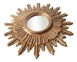 Large Sunburst Wall Mirror, Italy, 1960s