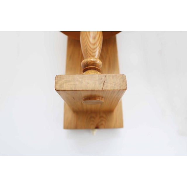 Mid-Century Modern Vintage Wall Lights in Pine by Leif Wikner, Sweden, 1970s, Set of 2 For Sale - Image 3 of 13