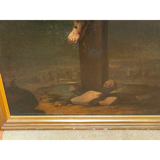 Spanish School Artist, Figurative Composition, 17th Century, Oil Painting on Canvas For Sale - Image 8 of 12
