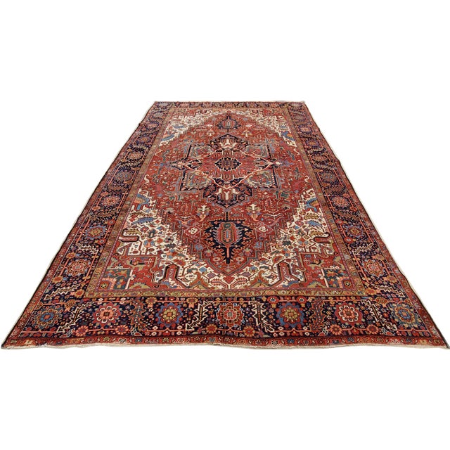 Heriz carpets are the staple of the furnishing market and remain the most popular of all NW Persian carpets. They were...