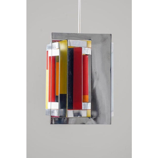 Kassablank Pendant lamp by Simon Henningsen for Lyfa, Denmark, 1960s For Sale - Image 9 of 16