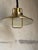 1970s Mid-Century Modern Lyskær Belysning Golden Brass Pendant Light Fixture Danish Ceiling Lamp Danish For Sale - Image 9 of 12