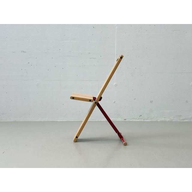 Grasshopper Folding Chair by Torstein Nilsen for Møremøbler, Norway, 1982 For Sale - Image 5 of 16
