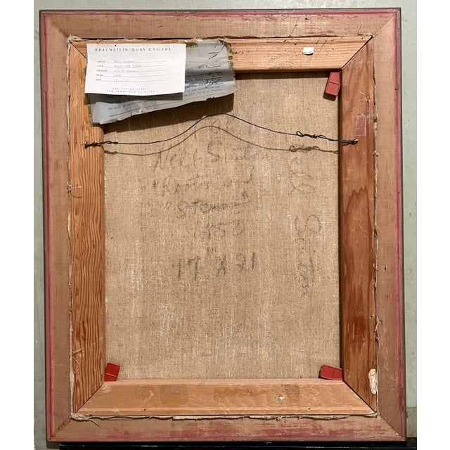 1950s Eleanor Nell Sinton, Nell Sinton Abstract Expressionist Landscape San Francisco California Modernist, c.1950 For Sale - Image 5 of 13