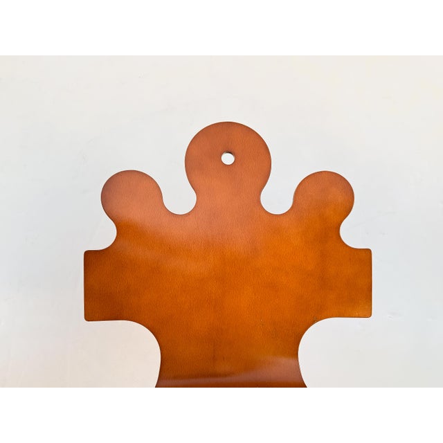 Set of Six French Modern Jigsaw Puzzle Back Chairs For Sale In Austin - Image 6 of 9