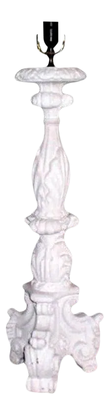 1940's French Serge Roche Style Plaster Lamp