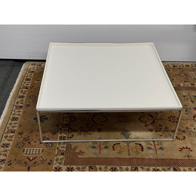 White Pierro Lissoni for Kartell Trays Coffee Table For Sale - Image 8 of 12