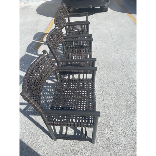 McGuire 4 Outdoor Dining Chairs For Sale In Salt Lake City - Image 6 of 6