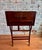 England, circa 1900, folding form opens to a green felt game service, single drawer labeled "Bridge," beneath an inlaid...