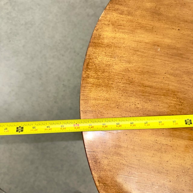 Brown 1940s Wrought Iron French Guéridon Side Table For Sale - Image 8 of 9