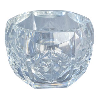 Cristal Center Piece Baccarat Empty Pocket, French 1960, Set of 2 For Sale