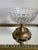 Gold Vintage Hollywood Regency Cherub Glass Compote Candy Dish For Sale - Image 8 of 12