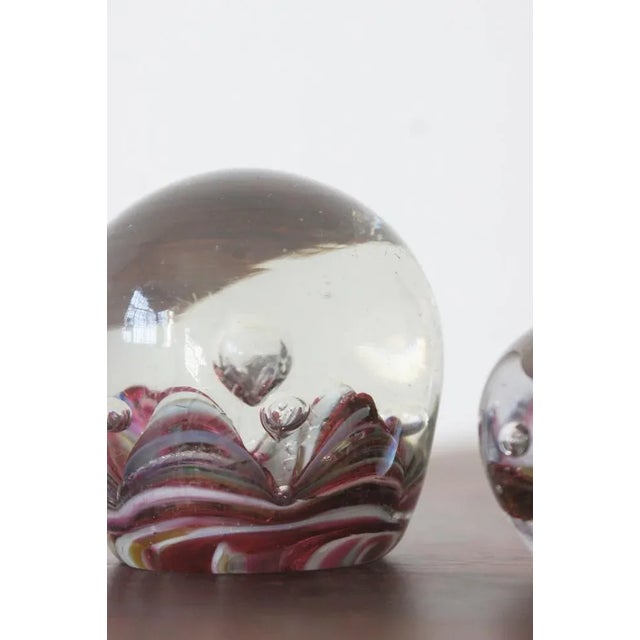 Vintage Paperweight Ball, Italy, 1970, Set of 3 For Sale - Image 5 of 8