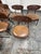 District Eight District Eight Kink Leather Dining Chairs, Set of Eight For Sale - Image 4 of 12