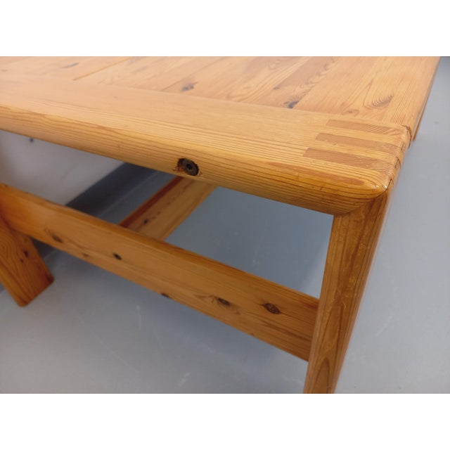 Large Vintage Coffee Table in Pine, 1990s For Sale - Image 9 of 17