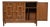 Renzo Rutili Style Fretwork 40 Inch Credenza Tv Stand Console Record Cabinet For Sale