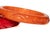 Red Vintage Carved Bakelite Bangle Bracelets in Red and Orange, 1930's, Pair Of For Sale - Image 8 of 17