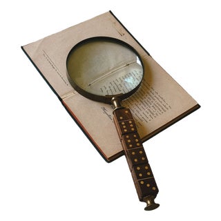 Vintage Magnifying Glass with Dice Handle, 1970s For Sale
