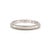 Metal Vintage 1960s Platinum Milgrain Wedding Band, Stacking Ring, Size 4.5 For Sale - Image 7 of 11