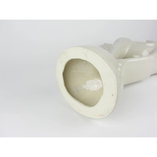 Vintage Haeger Pottery White Gazelle or Antelope Ceramic Sculpture For Sale - Image 13 of 14