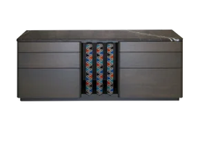 Pok Collection Butler Credenza in Jeremiah Turquoise by Soshiro, 2019