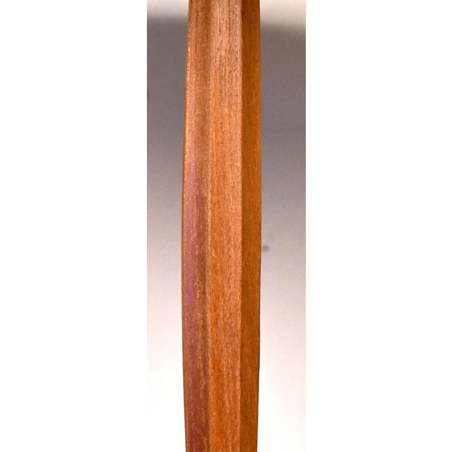 Large Swedish Modern Brass and Beech Table Lamp by Harald Notini for Böhlmarks Lampfabrik Ab, 1940s For Sale - Image 11 of 17