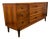 1960s Mid Century Danish Modern Credenza Dresser American Walnut 9 Drawer Danish MCM For Sale