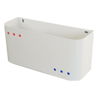 Vintage Wall Light in White Lacquered Sheet Metal from Amilux, 1960s For Sale