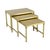 Vintage Nesting Tables in Brass and Copper, 1950s, Set of 3 For Sale - Image 13 of 13
