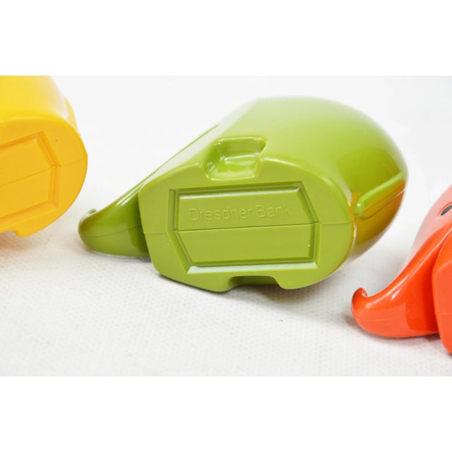 Plastic Piggy Banks by B. Diefenbach for Dresdner Bank, Germany, 1963, Set of 3 For Sale - Image 7 of 7