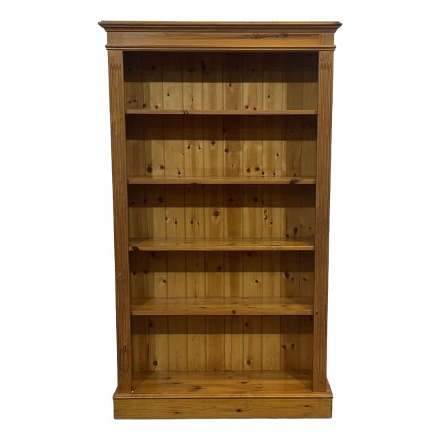 English Fir Wood Shelf, 1990s For Sale