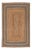 2'x4' Grey Border Rectangle Jute Handmade Rug For Sale